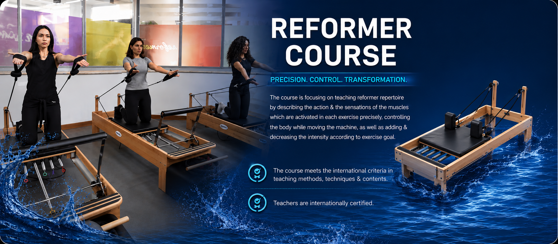 Reformer teacher training course اعداد مدرب ريفورمر 