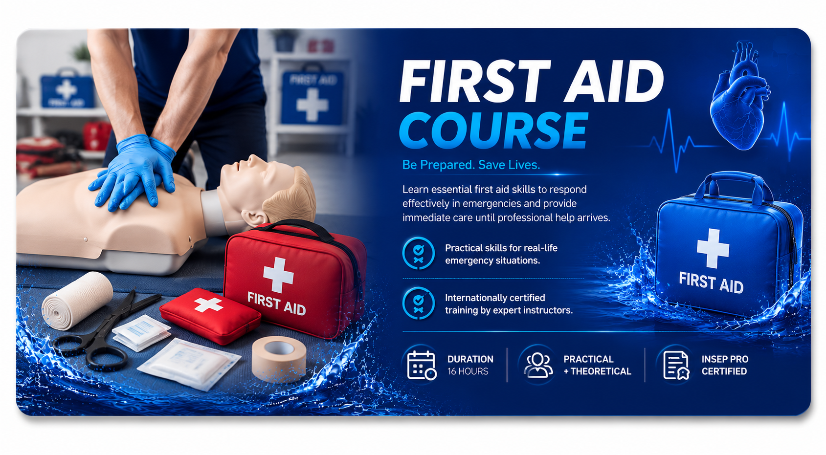 دوره الاسعافات الاوليه -First aid course