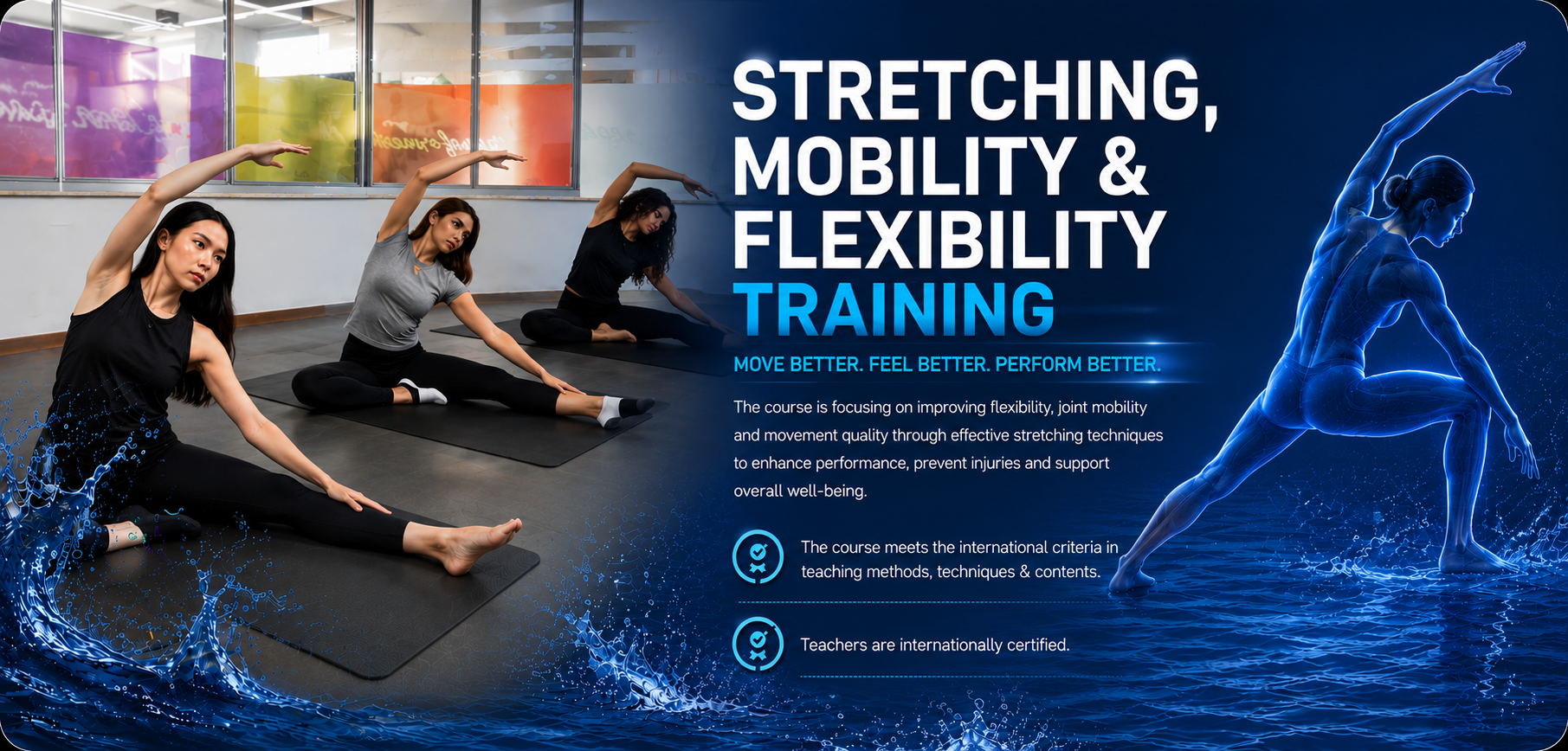 Stretching, mobility and flexibility training course